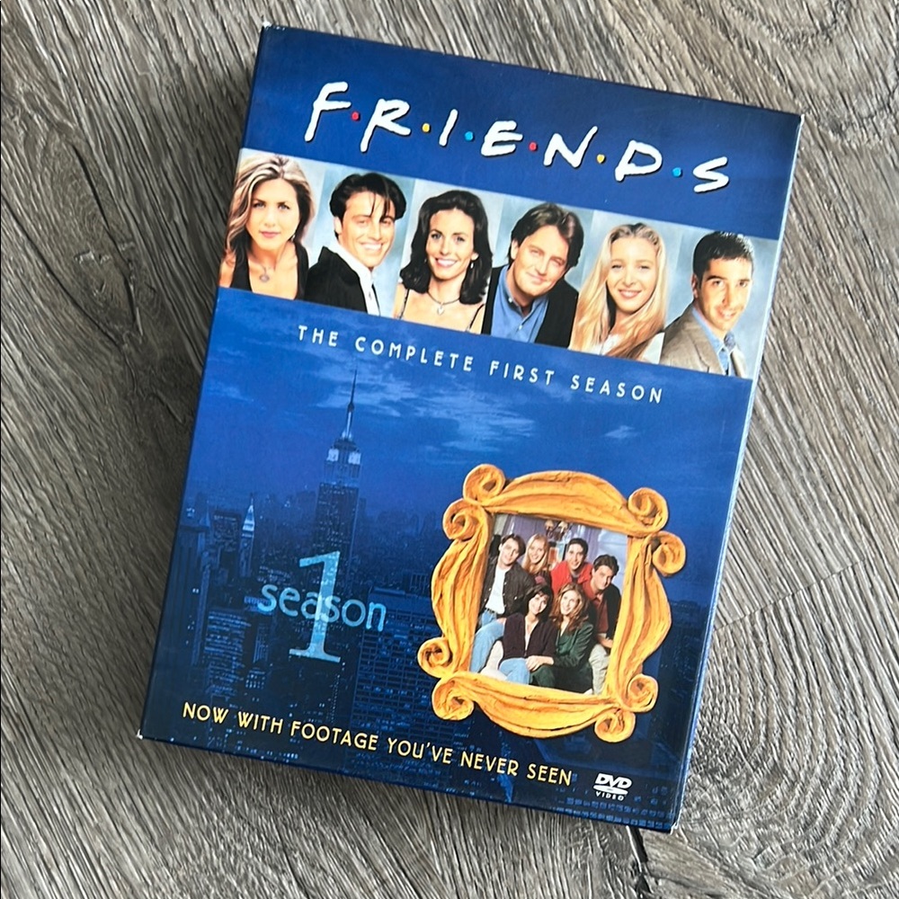 VINTAGE Friends Complete First Season 4 DVD set complete! 2002 Y2K